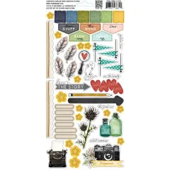 49 And Market - Cardstock Stickers - Curiosities In Willow Grove