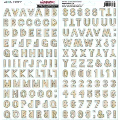 49 And Market - Cardstock Stickers - Paper Trail Alphabet