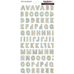49 And Market - Cardstock Stickers - Paper Trail Alphabet