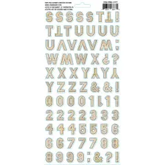 49 And Market - Cardstock Stickers - Paper Trail Alphabet