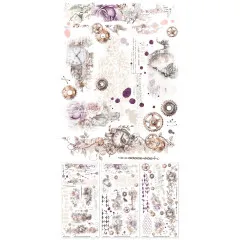 49 And Market - 6x12 Rub-On Transfer - Echoes Of Time