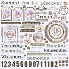 Chipboard Set - Bits - Echoes Of Time