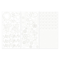 49 And Market - 6x12 Rub-On Transfer - Echoes Of Time - Irresistible Times