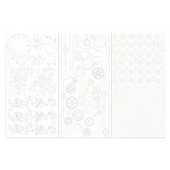 49 And Market - 6x12 Rub-On Transfer - Echoes Of Time - Irresistible Times