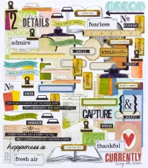 Curiosities In Willow Grove - Ephemera Set - Journaling Bits