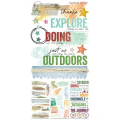 49 And Market - 6x12 Rub-On Transfer - Curiosities In Willow Grove - Blendable