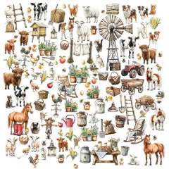 49 and Market - Whispering Way - Elements - Laser Cut Outs