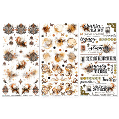 49 And Market - 6x12 Rub-On Transfer - Nostalgic Memories