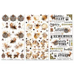 49 And Market - 6x12 Rub-On Transfer - Nostalgic Memories