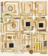 49 And Market - Nostalgic Memories - Ephemera and Frames-Set