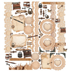 49 and Market - Nostalgic Memories - Set 1- Laser Cut Ephemera