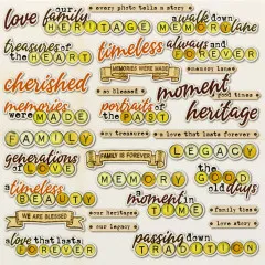 Chipboard Set - Nostalgic Memories