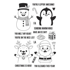 Simon Hurley Clear Stamps - Christmas Hugs