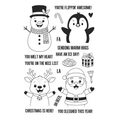 Simon Hurley Clear Stamps - Christmas Hugs