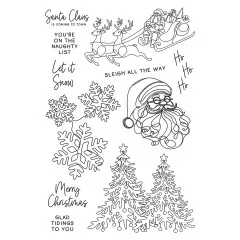 Simon Hurley Clear Stamps - Ho Ho Ho