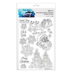 Simon Hurley Clear Stamps - Ho Ho Ho