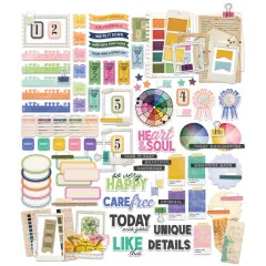 49 and Market - Artful Moments - Die-Cuts Journaling Bits