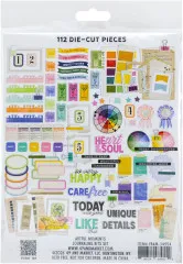 49 and Market - Artful Moments - Die-Cuts Journaling Bits