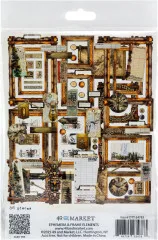 49 And Market - Timber And Tweed - Ephemera and Frames-Set