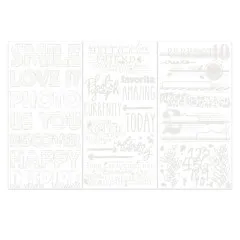 49 And Market - 6x12 Rub-On Transfer - Irresistible - Words