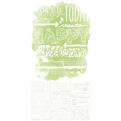 49 And Market - 6x12 Rub-On Transfer - Irresistible - Words