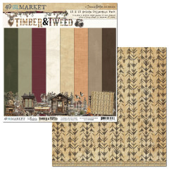Timber And Tweed - Solids - 12x12 Collection Pack