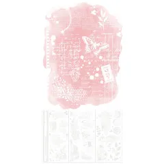 49 And Market - 6x12 Rub-On Transfer - Irresistible - Layers