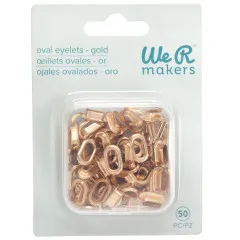 We R Makers - Crop-A-Dile Oval Eyelets - Gold