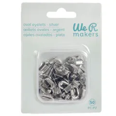 We R Makers - Crop-A-Dile Oval Eyelets - Silver
