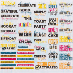 Chipboard Set - Glimmer and Glee