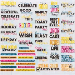 Chipboard Set - Glimmer and Glee