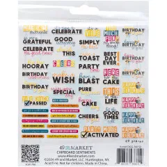 Chipboard Set - Glimmer and Glee