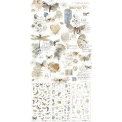 49 And Market - 6x12 Rub-On Transfer - Faded Memory Lane - Blendable