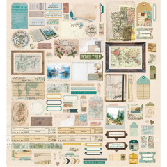 49 and Market - Travel Diaries - Die-Cuts Elements