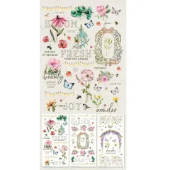 49 And Market - 6x12 Rub-On Transfer - From the Garden - Blendable