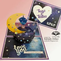 Karen Burniston Die - Love is in the Air Charms