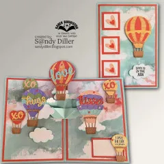 Karen Burniston Die - Love is in the Air Charms
