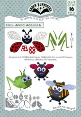 Karen Burniston Die - Animal Add-ons 6 - Bugs