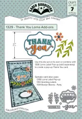 Karen Burniston Die - Thank You Lorna Add-ons