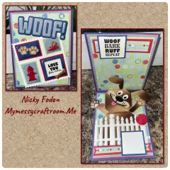 Karen Burniston Die - Woof!