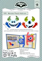 Karen Burniston Die - Monster Playful Add-ons