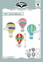 Karen Burniston Die - Hot Air Balloons