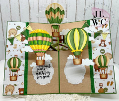 Karen Burniston Die - Hot Air Balloons