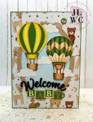 Karen Burniston Die - Hot Air Balloons