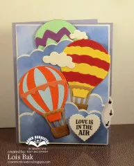 Karen Burniston Die - Hot Air Balloons