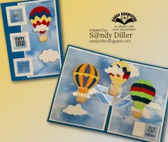 Karen Burniston Die - Hot Air Balloons