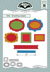 Karen Burniston Die - Greeting Labels