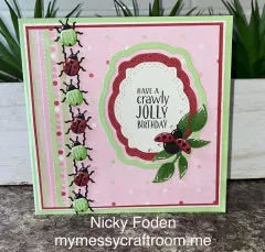 Karen Burniston Die - Greeting Labels