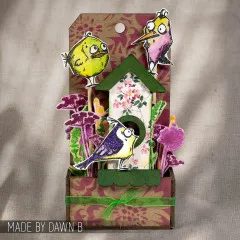 Stamper Anonymous Ornamentals - Birdhouse Ornaments