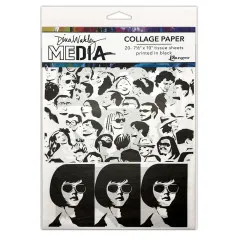 Dina Wakley Media Collage Tissue Paper - The Forest
